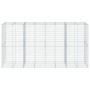 Cesta de gaviones con cubierta hierro galvanizado 400x100x200cm de , Maceteros y jardineras - Ref: Foro24-3295231, Precio: 40...
