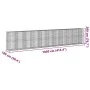 Cesta gaviones con cubierta hierro galvanizado 1050x100x200 cm de , Maceteros y jardineras - Ref: Foro24-3295244, Precio: 917...