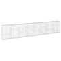 Cesta de gaviones con cubierta hierro galvanizado 800x50x150 cm de , Maceteros y jardineras - Ref: Foro24-3295161, Precio: 43...