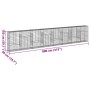 Cesta de gaviones con cubierta hierro galvanizado 800x50x150 cm de , Maceteros y jardineras - Ref: Foro24-3295161, Precio: 43...
