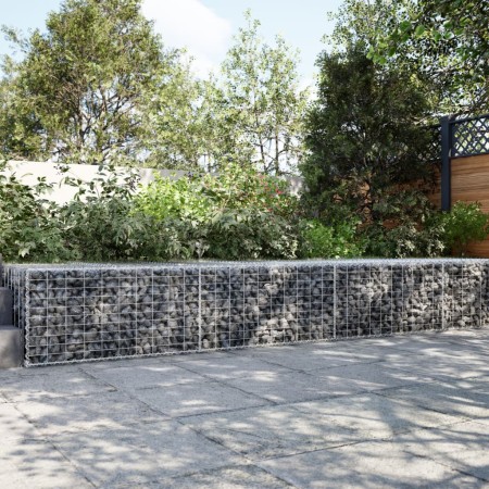 Cesta de gaviones con cubierta hierro galvanizado 300x100x50 cm de , Maceteros y jardineras - Ref: Foro24-3295180, Precio: 13...