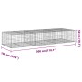 Cesta de gaviones con cubierta hierro galvanizado 300x100x50 cm de , Maceteros y jardineras - Ref: Foro24-3295180, Precio: 13...
