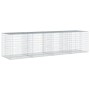 Cesta de gaviones con cubierta hierro galvanizado 400x100x100cm de , Maceteros y jardineras - Ref: Foro24-3295196, Precio: 23...