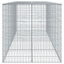 Cesta de gaviones con cubierta hierro galvanizado 400x100x100cm de , Maceteros y jardineras - Ref: Foro24-3295196, Precio: 23...