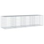 Cesta de gaviones con cubierta hierro galvanizado 400x100x100cm de , Maceteros y jardineras - Ref: Foro24-3295196, Precio: 23...