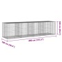 Cesta de gaviones con cubierta hierro galvanizado 400x100x100cm de , Maceteros y jardineras - Ref: Foro24-3295196, Precio: 23...