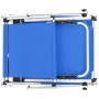 Tumbonas plegables con techo 2 uds aluminio y textilene azul de vidaXL, Tumbonas - Ref: Foro24-312457, Precio: 186,56 €, Desc...