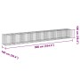Cesta gaviones con cubierta hierro galvanizado 900x100x100 cm de , Maceteros y jardineras - Ref: Foro24-3295206, Precio: 510,...