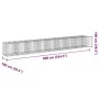 Cesta gaviones con cubierta hierro galvanizado 900x100x100 cm de , Maceteros y jardineras - Ref: Foro24-3295206, Precio: 510,...