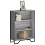 Estantería madera de ingeniería gris Sonoma 80x31x106 cm de , Librerías y estanterías - Ref: Foro24-848627, Precio: 59,51 €, ...