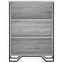 Estantería madera de ingeniería gris Sonoma 80x31x106 cm de , Librerías y estanterías - Ref: Foro24-848627, Precio: 59,51 €, ...