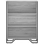 Estantería madera de ingeniería gris Sonoma 80x31x106 cm de , Librerías y estanterías - Ref: Foro24-848627, Precio: 60,25 €, ...