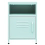 Mesitas de noche 2 uds acero verde menta 35x35x51 cm de , Mesitas de noche - Ref: Foro24-3095219, Precio: 142,38 €, Descuento: %