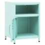 Mesitas de noche 2 uds acero verde menta 35x35x51 cm de , Mesitas de noche - Ref: Foro24-3095219, Precio: 142,38 €, Descuento: %