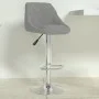 Hocker aus hellgrauem Samt für die Küche von , Küchenhocker - Ref: Foro24-335294, Preis: 77,08 €, Rabatt: %
