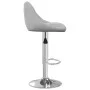 Taburete de cocina de terciopelo gris claro de , Taburetes de cocina - Ref: Foro24-335294, Precio: 77,08 €, Descuento: %