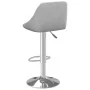 Taburete de cocina de terciopelo gris claro de , Taburetes de cocina - Ref: Foro24-335294, Precio: 77,08 €, Descuento: %