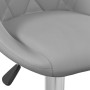 Taburete de cocina de terciopelo gris claro de , Taburetes de cocina - Ref: Foro24-335294, Precio: 78,14 €, Descuento: %