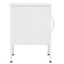 Mesita de noche acero blanco 35x35x51 cm de , Mesitas de noche - Ref: Foro24-336215, Precio: 71,61 €, Descuento: %