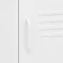 Mesita de noche acero blanco 35x35x51 cm de , Mesitas de noche - Ref: Foro24-336215, Precio: 73,07 €, Descuento: %