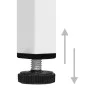 White steel bedside table 35x35x51 cm by , Nightstands - Ref: Foro24-336215, Price: 73,07 €, Discount: %