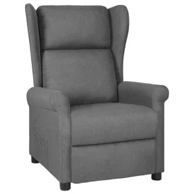 Sillón reclinable de tela negro de , Sillones - Ref: Foro24-340951, Precio: 213,67 €, Descuento: %