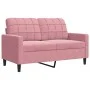Juego de sofás con cojines 2 piezas terciopelo rosa de , Sofás - Ref: Foro24-3278414, Precio: 590,02 €, Descuento: %