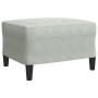 Juego de sofás con cojines 3 piezas terciopelo gris claro de , Sofás - Ref: Foro24-3278421, Precio: 516,03 €, Descuento: %