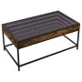 Mesa de centro con Infinity LED roble ahumado 90x50x41 cm by , Coffee table - Ref: Foro24-847689, Price: 96,47 €, Discount: %