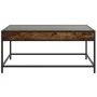 Mesa de centro con Infinity LED roble ahumado 90x50x41 cm by , Coffee table - Ref: Foro24-847689, Price: 96,47 €, Discount: %