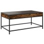 Mesa de centro con Infinity LED roble ahumado 90x50x41 cm de , Mesas de centro - Ref: Foro24-847689, Precio: 97,68 €, Descuen...