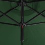 Sombrilla doble con palo de acero verde 600 cm de vidaXL, Sombrillas - Ref: Foro24-312562, Precio: 148,87 €, Descuento: %