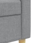 Juego de sofás con reposapiés 4 piezas tela gris claro de , Sofás - Ref: Foro24-3278295, Precio: 647,16 €, Descuento: %