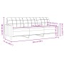 Juego de sofás con reposapiés 4 piezas tela gris claro de , Sofás - Ref: Foro24-3278295, Precio: 647,16 €, Descuento: %
