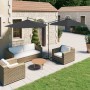 Sombrilla doble con palo de acero antracita 600 cm de vidaXL, Sombrillas - Ref: Foro24-312564, Precio: 149,57 €, Descuento: %