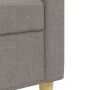 Juego de sofá 3 piezas con reposapiés y cojines tela taupé de , Sofás - Ref: Foro24-3278350, Precio: 606,84 €, Descuento: %