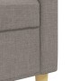 Juego de sofá 3 piezas con reposapiés y cojines tela taupé de , Sofás - Ref: Foro24-3278350, Precio: 618,87 €, Descuento: %