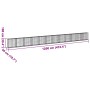 Cesta de gaviones con cubierta hierro galvanizado 1200x50x100cm de , Maceteros y jardineras - Ref: Foro24-3295153, Precio: 47...