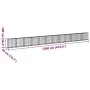 Cesta de gaviones con cubierta hierro galvanizado 1200x50x100cm de , Maceteros y jardineras - Ref: Foro24-3295153, Precio: 48...
