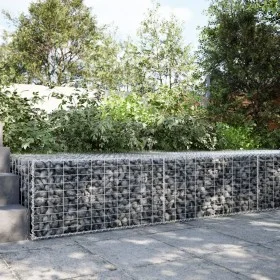 Cesta de gaviones con cubierta hierro galvanizado 200x100x50 cm by , Pots and planters - Ref: Foro24-3295179, Price: 84,31 €,...