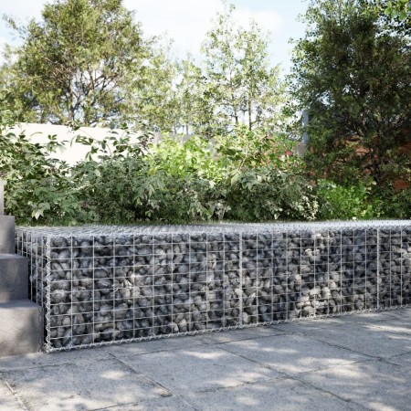 Cesta de gaviones con cubierta hierro galvanizado 200x100x50 cm de , Maceteros y jardineras - Ref: Foro24-3295179, Precio: 86...
