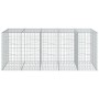 Cesta de gaviones con cubierta hierro galvanizado 250x100x100cm de , Maceteros y jardineras - Ref: Foro24-3295193, Precio: 15...
