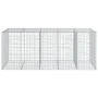 Cesta de gaviones con cubierta hierro galvanizado 250x100x100cm de , Maceteros y jardineras - Ref: Foro24-3295193, Precio: 16...
