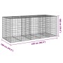 Cesta de gaviones con cubierta hierro galvanizado 250x100x100cm de , Maceteros y jardineras - Ref: Foro24-3295193, Precio: 15...