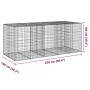 Cesta de gaviones con cubierta hierro galvanizado 250x100x100cm de , Maceteros y jardineras - Ref: Foro24-3295193, Precio: 16...
