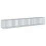 Cesta de gaviones con cubierta hierro galvanizado 650x100x100cm de , Maceteros y jardineras - Ref: Foro24-3295201, Precio: 40...