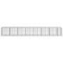 Cesta de gaviones con cubierta hierro galvanizado 750x100x100cm de , Maceteros y jardineras - Ref: Foro24-3295203, Precio: 45...
