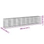Cesta de gaviones con cubierta hierro galvanizado 800x100x150cm de , Maceteros y jardineras - Ref: Foro24-3295220, Precio: 57...