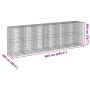 Cesta de gaviones con cubierta hierro galvanizado 650x100x200cm de , Maceteros y jardineras - Ref: Foro24-3295236, Precio: 58...
