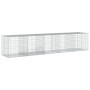Cesta de gaviones con cubierta hierro galvanizado 500x100x100cm de , Maceteros y jardineras - Ref: Foro24-3295198, Precio: 27...